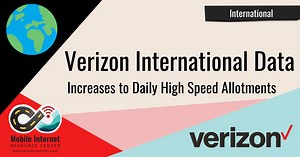 Verizon Increases Canada/Mexico and TravelPass International Roaming Data to 2GB/Day