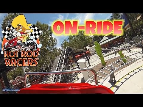 Speedy Gonzales Hot Rod Racers On-ride Front Seat (HD POV) Six Flags Magic Mountain New 2014