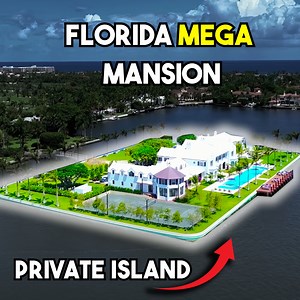 This Mega Mansion Has It's Own Private Island! 😱 | Erik Conover