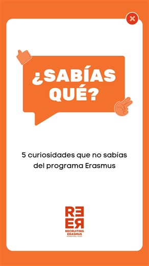 ✈️ 5 Curiosidades que no sabías sobre el programa Erasmus 📚 ¿Sabías que el nombre Erasmus viene de un humanista del siglo XV? Desiderius Erasmus fue un viajero y pensador europeo, pionero en conectar culturas mucho antes de que existieran los vuelos low-cost. 👩‍🎓 En 1987 solo participaron 3.244 estudiantes. Hoy son más de 300.000 al año. ¡Una verdadera revolución educativa! 🇪🇸 España es el destino favorito. Miles de jóvenes lo eligen por su idioma, clima y… 🥘 fiestas. Pero también, más de 