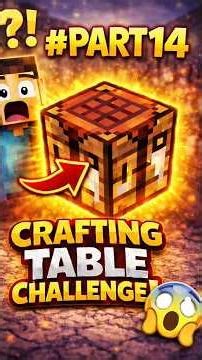 Only Crafting Table se Villager House 🤯 |PART 14 #minecraftshorts #minecraft #craftingtable