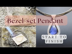 How to Solder a Pendant with a Bezel | Start to Finish Silversmithing Tutorial