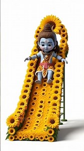 Divine Flower Slide | Gods Playing on Beautiful Floral Slides 🌸✨#ai #aivideo #aishortvideo