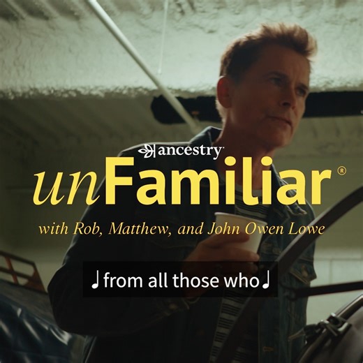 12K views · 19 reactions | Celebrate Father's Day with Rob Lowe and his sons, John Owen Lowe and Matthew Lowe, on this special episode of unFamiliar®. Learn more: https://youtu.be/RsfvrDUrdLc | Ancestry | Facebook