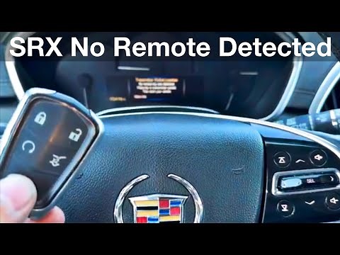 2010 - 2016 Cadillac SRX No Remote Detected How to start a car with a dead remote battery