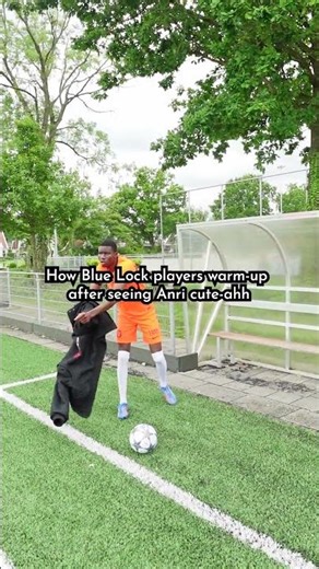How Blue Lock Characters Warm-up After Seeing Anri Cute ahh😂⚽ #football #bluelock #isagi #itoshirin