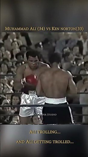 "I Can Rope-a-Dope Too Fool", Muhammad Ali vs Ken Norton 3 (1976) #muhammadali #boxing #sports