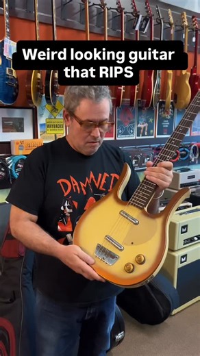 The danelectro may be a weird looking guitar but it’s so good #guitar #danelectro | Wolfe Guitars