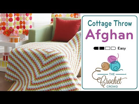 Crochet Cottage Throw | EASY | The Crochet Crowd