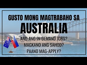 IN-DEMAND JOBS SA AUSTRALIA, SAHOD AT PAANO MAKAKAPAG-APPLY - TESDA SKILLED WORKERS