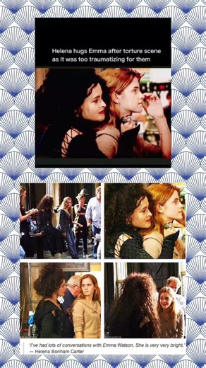 Harry Potter meme-Helena Bonham Carter Comforting Emma Watson ❤️⚡ #memes #shorts #harrypotter #funny