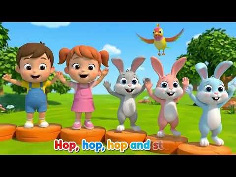 Hop Little Bunnies Hop Hop Hop | Nursery Rhymes & Kids Songs | Chocomelon Tv