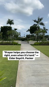 “Prayer helps you choose the right, even when it’s hard.” — Elder Boyd K. Packer🥰🙏 #templeslatterdaysaints #thechurchofjesuschristoflatterdaysaints #ldsquotes | Syl Sabas
