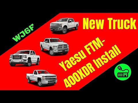 New Truck and Yaesu FTM-400XDR Installation
