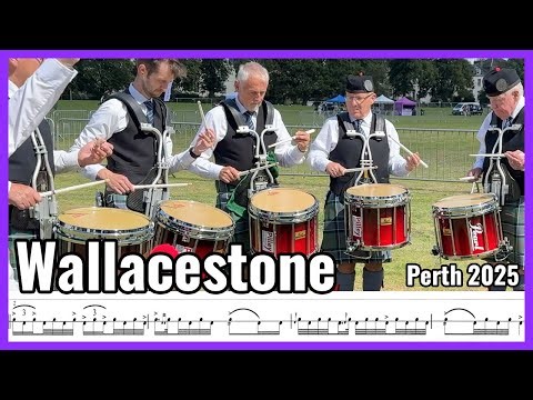Pipe Band Snare Scores by Wallacestone Pipe Band - Perth 2025
