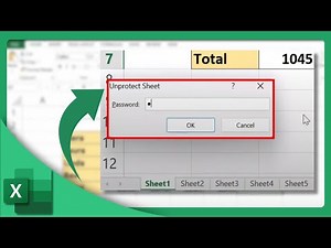 How to Unlock a Protected Sheet Without Password in Excel | Microsoft Excel Tutorial (2025)