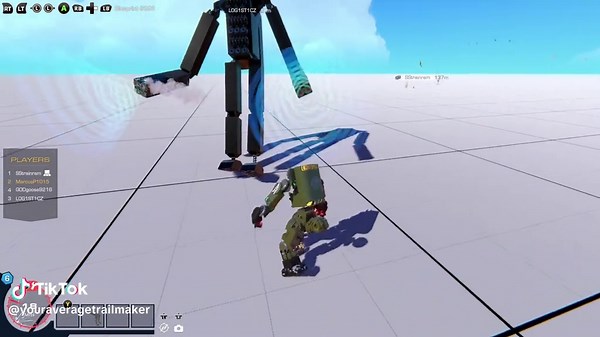 Construye y crea en Trailmakers con humor