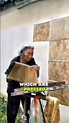 They've Been Making Paper Like This for 2000 Years #tradition #diy