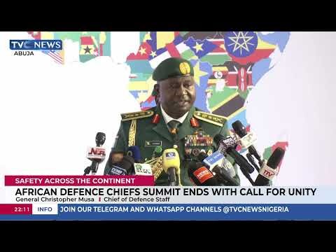 African Defece Chiefs Summit Ends With Call FOr Unity