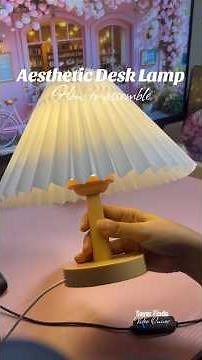 Desk lamp - how to assemble #desklamp #lampshade #tablelamp #nightlamp