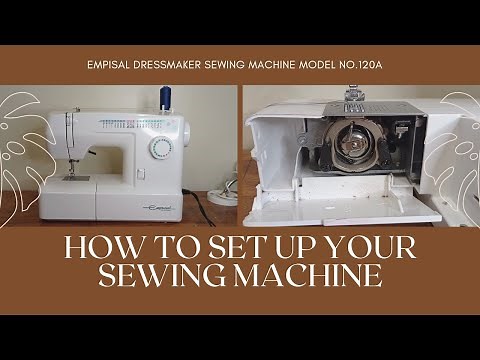 How To Set Up Your Empisal Sewing Machine| Dintle Pondo| South African YouTuber