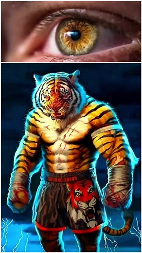 Anthropomorphic Tiger and Wolf Art Exploration