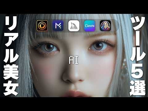 【最新版】AI美女を“リアルに”作れる神ツール5選