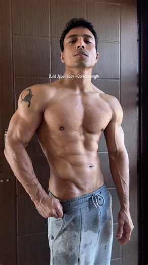 Level 4 Upper Body + Core Strength Workout (No Equipment)