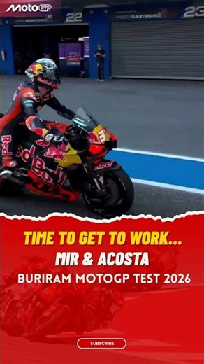 Joan Mir & Pedro Acosta Get to Work 🔥 | Buriram MotoGP Test 2026