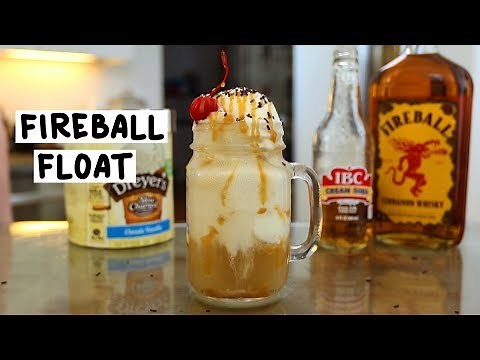 Fireball Whiskey Float