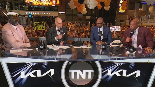Ernie, Shaq, Charles and Kenny bid farewell to the NBA on TNT