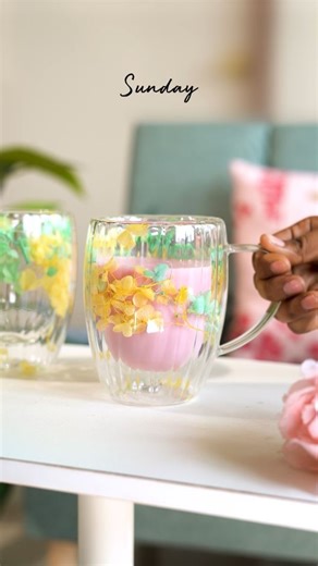 Nestasia Home Decor on Instagram: "Blooms for your brews! 🌺 A little flower power to start your day goes a long way! Shop the double-walled glasses with real flowers sealed inside to make your days feel better 💗 Visit a Nestasia store or get them online 🛒 Products included: 1. Diamond Cut Double Walled Coffee Mug Set Of 2 180ml 2. Dark Petal Double Walled Brew Mug Set Of 2 350ml 3. Spring Bloom Double Walled Coffee Mug Set Of 2 180ml 4. Double Walled Pink Flowers Coffee Mug Set Of 2 180ml 5. 