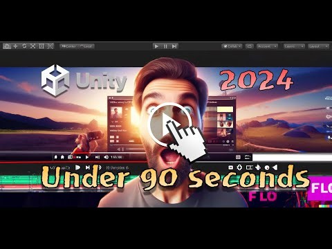 How to Play VIDEO in Unity - Under 90 seconds (2025)#UnityVideoTutorial #indigame