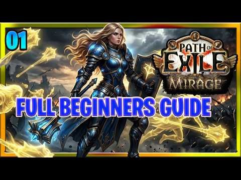 Path of Exile Mirage League Starter Beginners Guide : Full Walkthrough Part 1 Act 1 (Paladin Scion)