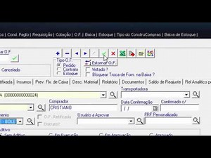 Executar uma O.s no siecon
