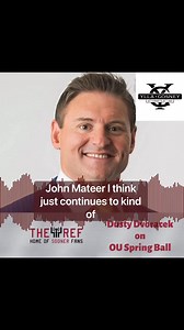 What is Dusty Dvoracek hearing about OU spring practice? “I continue to hear really good things about the wide receiver room.” | The REF Sports Radio Network