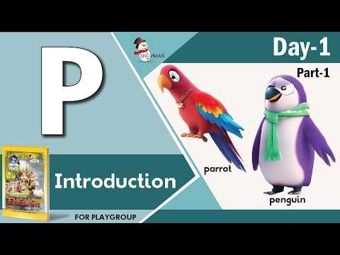 Small Letter p Introduction Day 1 | Phonics & Writing | Handwriting Lesson | Playgroup | Part 1