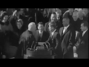 John F. Kennedy taking the Oath of Office 01/20/1961