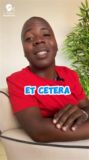 Et cetera in English