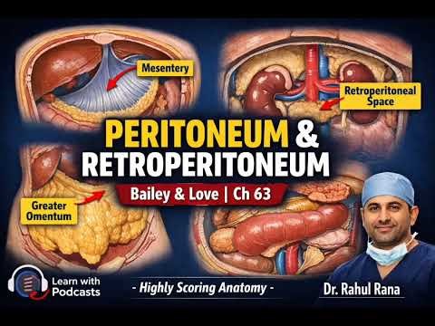 Bailey and Love Explained| Chapter 63: Peritoneum and Retroperitoneum| Learn with Podcasts