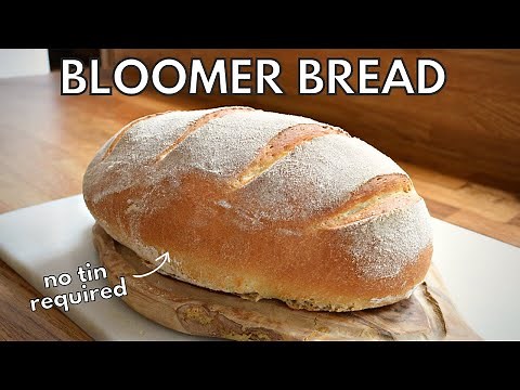 Bloomer loaf | Perfect beginners bread, easy baking without a tin.