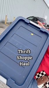 30K views · 384 reactions | Thrift Shoppe Haul! I was excited to find everything I needed for my next project! Hartville Thrift Shoppe never disappoints. Come back to see what I did with the buckets and the books! The bin was for storing all of my terracotta pots in for the winter. Last year I made the mistake of leaving them out on my potting table and they broke. :( | Kristyslifestyle | Facebook