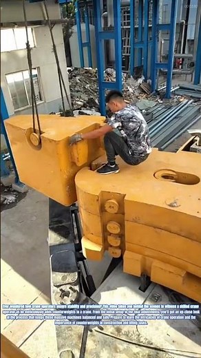 Crane Operator Balancing Act: The Art of Counterweight Addition