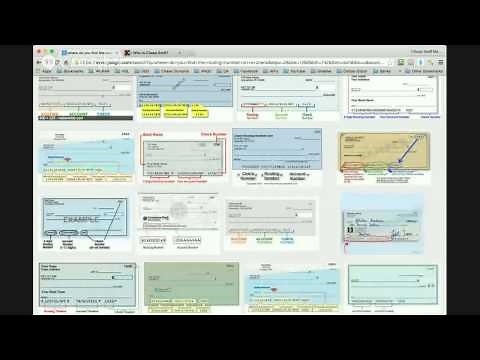 Where Do You Find the Routing Number On a Check