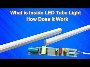 What is Inside LED Tube Light. How Does It Work | #led | #tubelight | #driver | #easyexperiments
