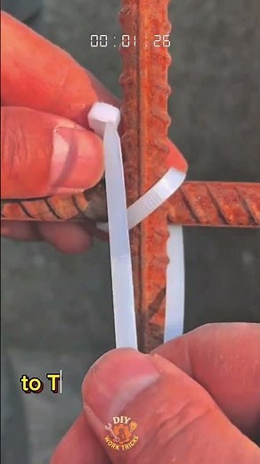 Easy Way to Tie Two Metal Rods Without Welding – Just Use Cable Ties!