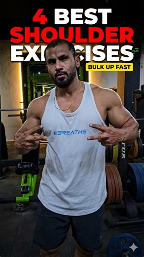 4 Best Shoulder Exercises for Bigger & Stronger Delts 💪🔥