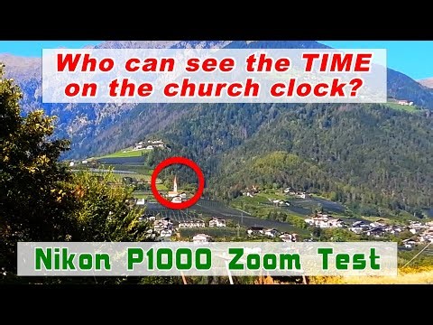 Nikon P1000 Zoom Test Can you see the church clock 🇩🇪