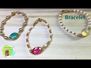 マグネットクラスプで簡単着脱 ブレスレットの作り方★Beading Tutorial★How to★ Bracelet