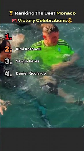 🏆 Ranking the Best Monaco F1 Victory Celebrations